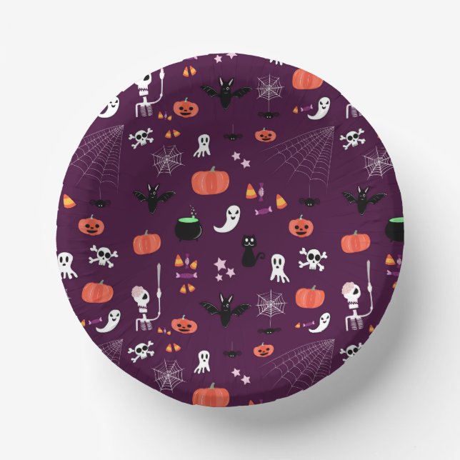 Halloween Paper Plate (Front)