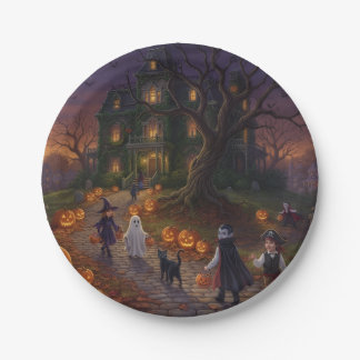 Halloween Paper Plate