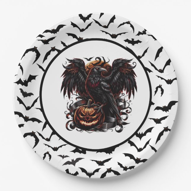 Halloween  paper plate (Front)