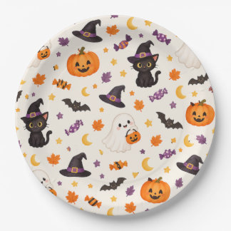 halloween paper plate