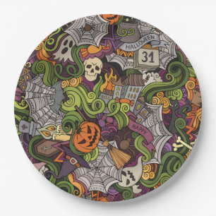 Halloween Paper Plate