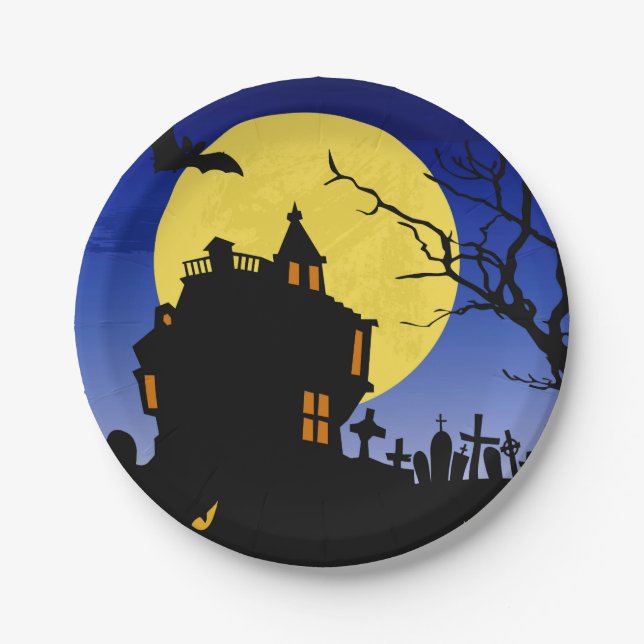 Halloween Paper Plate (Front)