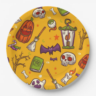 Halloween Paper Plate