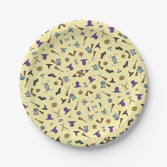 Halloween  paper plate (Front)