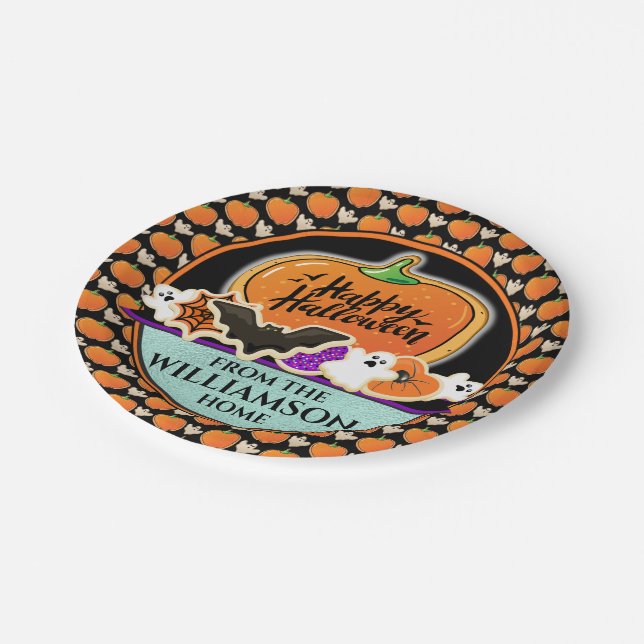 Halloween Paper Plate (Angled)