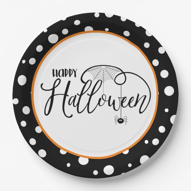 Halloween Paper Plates (Front)
