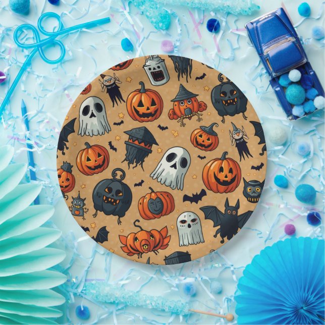 halloween paper plates (Party)