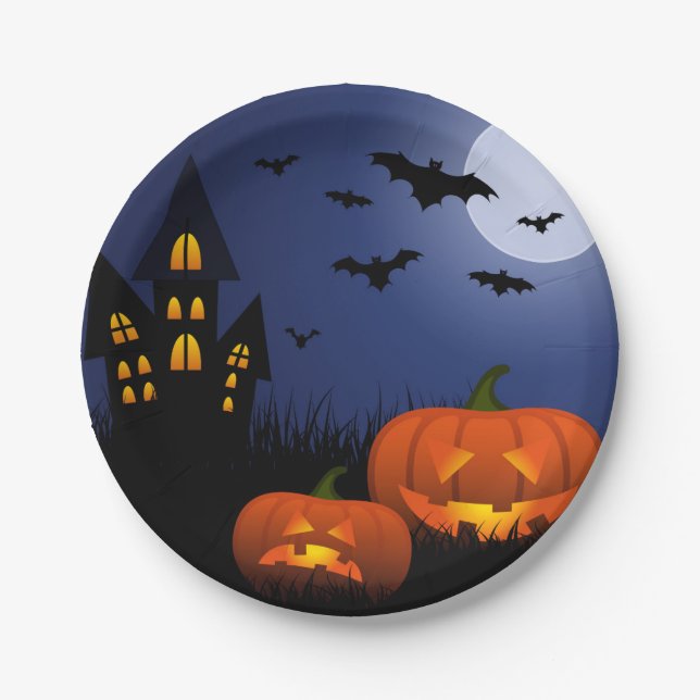 Halloween Paper Plates (Front)