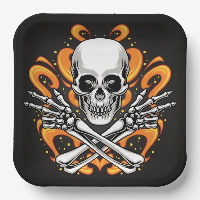 Halloween Paper Plates (Front)