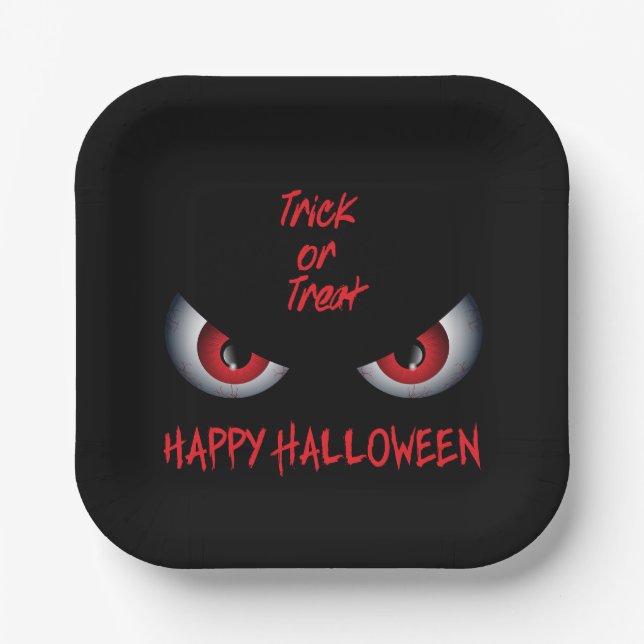 Halloween Paper Plates (Front)