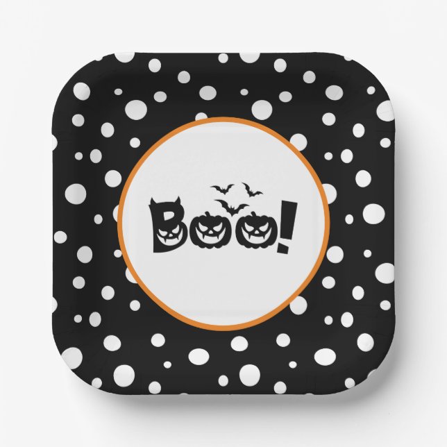 Halloween Paper Plates (Front)