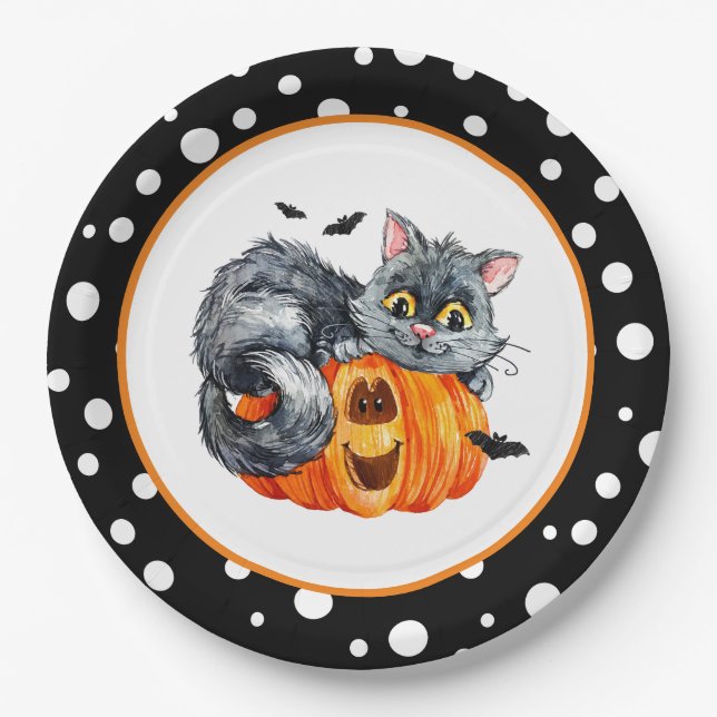 Halloween Paper Plates (Front)