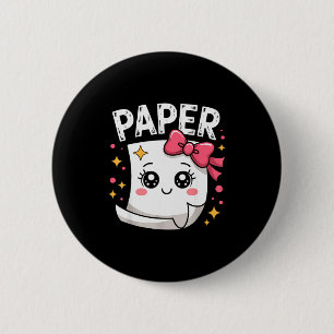 Halloween Paper Scissors Rock Matching Cute Paper  2 Inch Round Button