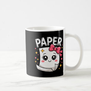 Halloween Paper Scissors Rock Matching Cute Paper  Coffee Mug