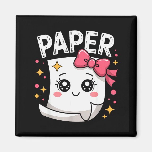 Halloween Paper Scissors Rock Matching Cute Paper  Magnet (Front)