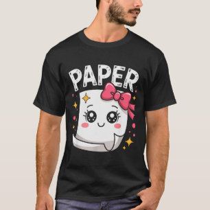Halloween Paper Scissors Rock Matching Cute Paper  T-Shirt
