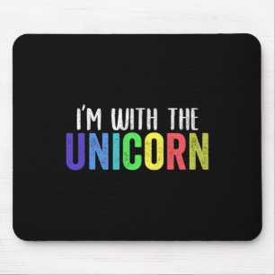 Halloween Parent Daughter Adult Costume I'm With T Mouse Pad