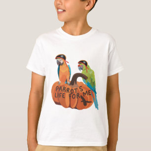 Halloween Parrot Macaw Pumpkin Colourful Spooky Zo T-Shirt
