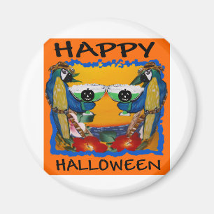HALLOWEEN PARROTS MAGNET