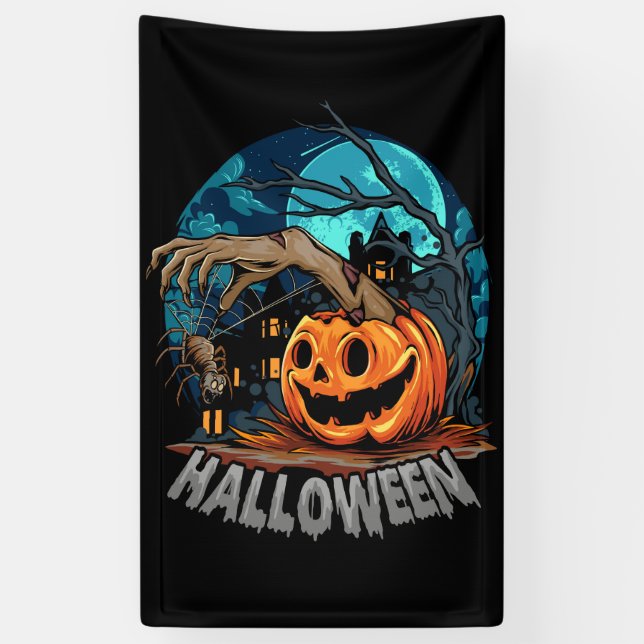 Halloween party Banner (Vertical)