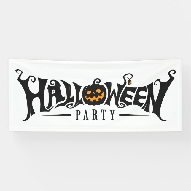 Halloween Party Banner (Horizontal)