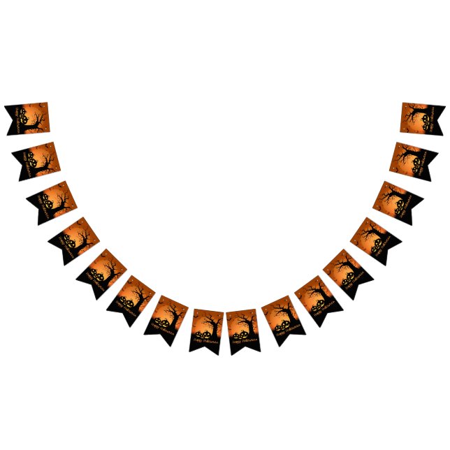 Halloween Party Banner Flags (All)