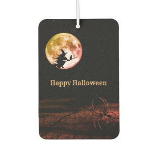Halloween Party Black Night Full Moon Scary Air Freshener