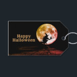 Halloween Party Black Night Full Moon Scary Gift Tags<br><div class="desc">Halloween Party Black Night Full Moon Scary Gift Tags. Unique,  beautiful,  stylish design. Easy to be personalized. Font style,  size and colours can be changed. Matching items are available.</div>
