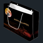 Halloween Party Black Night Full Moon Scary Large Gift Bag<br><div class="desc">Halloween Party Black Night Full Moon Scary Large Gift Bag. Unique,  beautiful,  stylish design. Easy to be personalized. Font style,  size and colours can be changed. Matching items are available.</div>