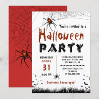 Halloween Party Bloody Spiders Costume Party