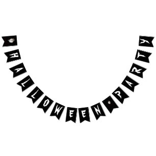 Halloween Party Bunting Flags