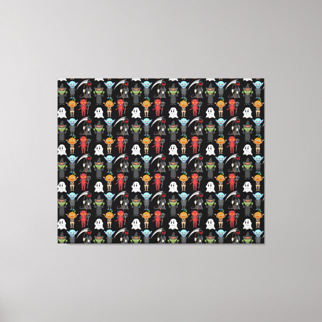 Halloween Party Canvas Print (Front)