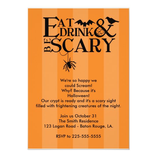 Halloween Party Card