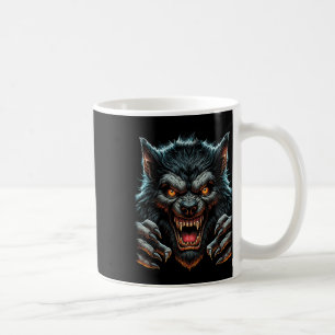 Halloween Party Costume Angry Werewolf Wolfman Coffee Mug