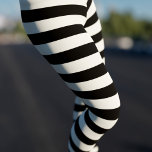 Halloween Party Costume Convict Striped Leggings<br><div class="desc">A pair of black and off white horizontal striped leggings suitable for a Convict Halloween costume. Check out the collection for the ladies convict top</div>