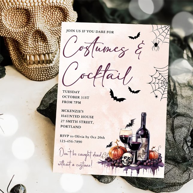 Halloween Party Costumes & Cocktails Invitation (Creator Uploaded)