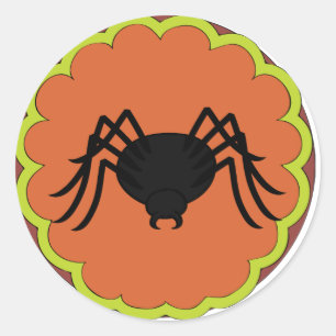 Halloween Party Cupcake Toppers Stickers