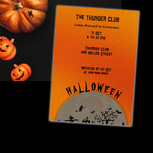 Halloween Party Customize Invitation