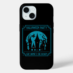 HALLOWEEN PARTY, EAT, DRINK & BE SCARY  halloween  iPhone 15 Case
