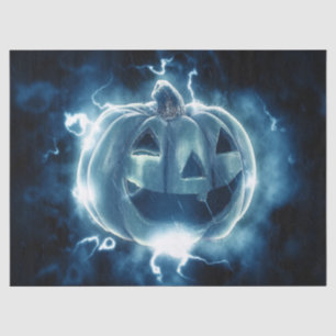 Halloween Party Evil Blue Pumpkin Horror Scary Tissue Paper