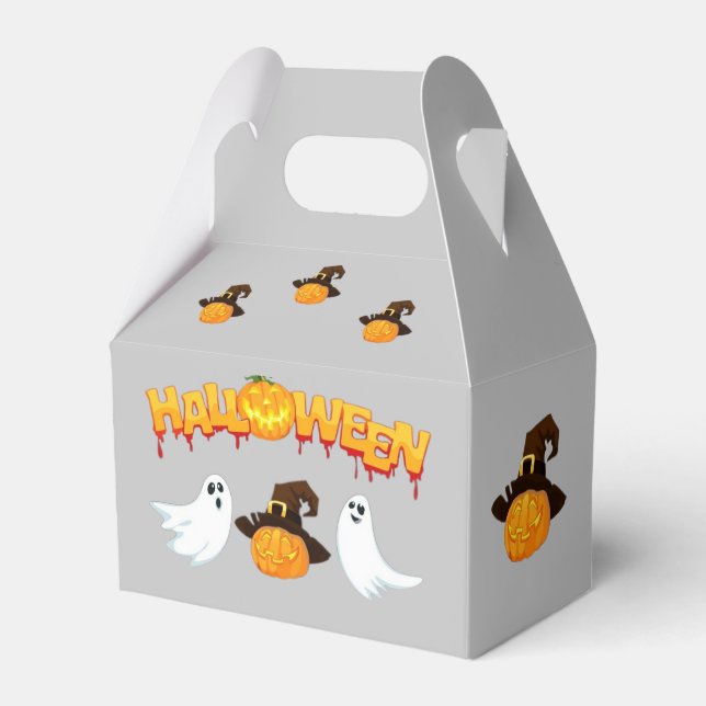 Halloween party favor box (Front Side)