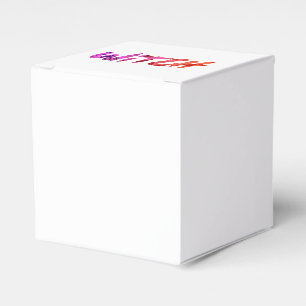 Halloween Party Favor Box