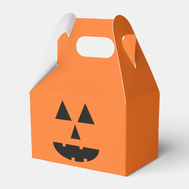 Halloween Party Favours Treat Jack-O-Lantern Favor Box (Front Side)