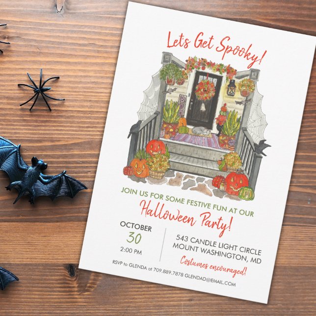 Halloween Party Festive Fun Invitation (Creator Uploaded)
