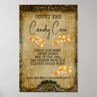 Halloween Party Game Count the Candy Corn 