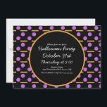 Halloween Party Geometrical Shapes Pattern  Invitation<br><div class="desc">Halloween Party Invitation with Geometrical Pattern</div>