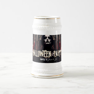 Halloween Party – Gothic Dark Invitation Beer Stein