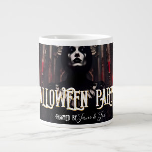 Halloween Party – Gothic Dark Invitation Large Coffee Mug