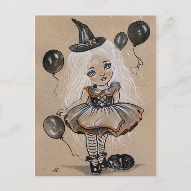 Halloween Party Halloween Postcard (Front)