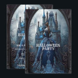 Halloween Party Haunted House Blue Night Scary Invitation<br><div class="desc">Halloween Party Haunted House Blue Night Scary Invitation. Unique,  beautiful,  stylish design. Easy to be personalized. Font style,  size and colours can be changed. Matching items are available.</div>